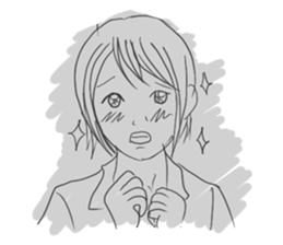 Pencil 2B sticker #15677445