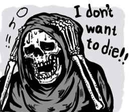 Death grimreaper Sticker2 sticker #15679291