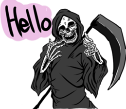Death grimreaper Sticker2 sticker #15679308