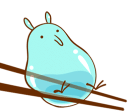 Water Balloon Rabbit file 1 sticker #15679946