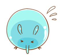 Water Balloon Rabbit file 1 sticker #15679959
