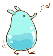 Water Balloon Rabbit file 1 sticker #15679975
