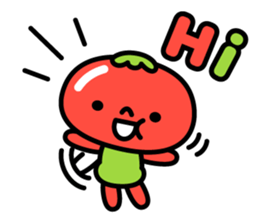Little Beni in tomatoes village sticker #15680634