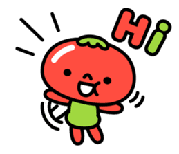 Little Beni in tomatoes village sticker #15680634
