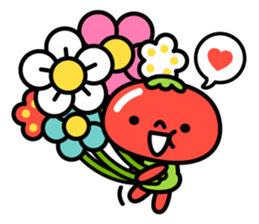Little Beni in tomatoes village sticker #15680636