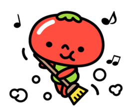 Little Beni in tomatoes village sticker #15680637