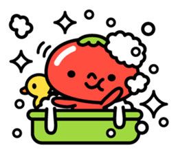 Little Beni in tomatoes village sticker #15680638