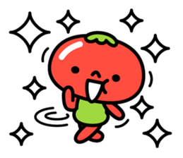 Little Beni in tomatoes village sticker #15680640