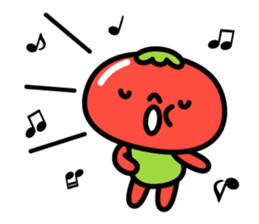 Little Beni in tomatoes village sticker #15680643