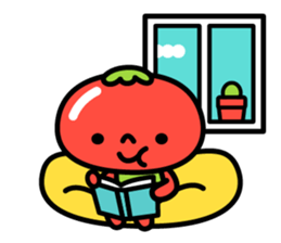 Little Beni in tomatoes village sticker #15680644