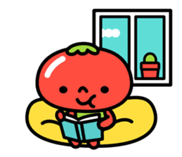 Little Beni in tomatoes village sticker #15680644