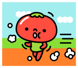 Little Beni in tomatoes village sticker #15680645