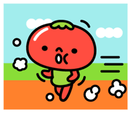 Little Beni in tomatoes village sticker #15680645