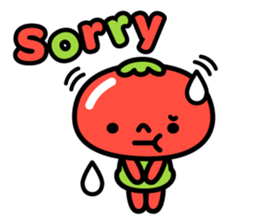 Little Beni in tomatoes village sticker #15680648