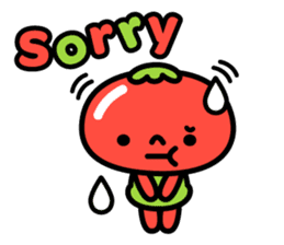 Little Beni in tomatoes village sticker #15680648
