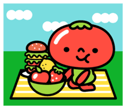 Little Beni in tomatoes village sticker #15680652