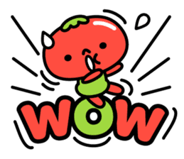 Little Beni in tomatoes village sticker #15680654