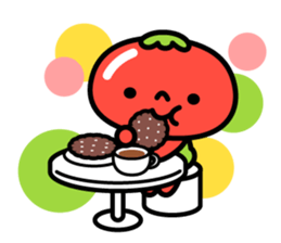 Little Beni in tomatoes village sticker #15680659