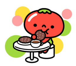 Little Beni in tomatoes village sticker #15680659