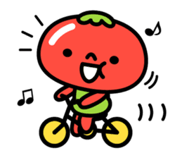 Little Beni in tomatoes village sticker #15680661