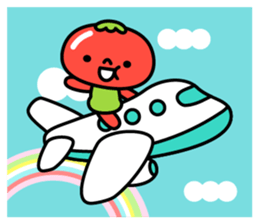 Little Beni in tomatoes village sticker #15680664