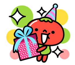 Little Beni in tomatoes village sticker #15680669