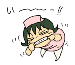nurse mayumi04 sticker #15680877