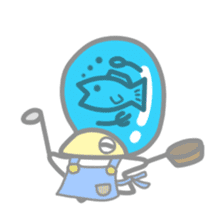 Balloon errand boy sticker #15681106