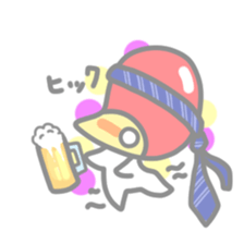 Balloon errand boy sticker #15681109