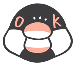 Java sparrow and budgie (Japanese) sticker #15681343