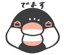 Java sparrow and budgie (Japanese) sticker #15681346