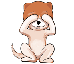 pommy dog sticker #15681683