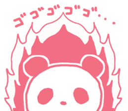 Pink & blue panda 2 sticker #15682336