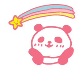 Pink & blue panda 2 sticker #15682342
