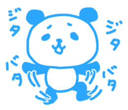 Pink & blue panda 2 sticker #15682351