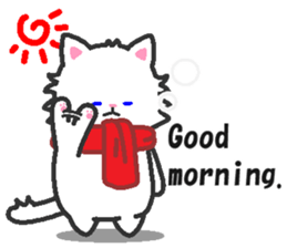 Scarf Kitten for everyday conversation. sticker #15682756