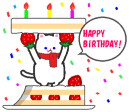 Scarf Kitten for everyday conversation. sticker #15682765