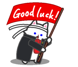 Scarf Kitten for everyday conversation. sticker #15682767