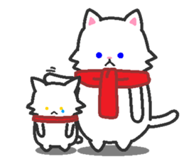 Scarf Kitten for everyday conversation. sticker #15682771