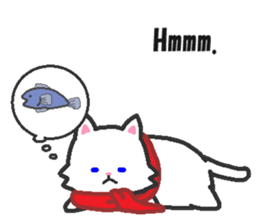 Scarf Kitten for everyday conversation. sticker #15682776