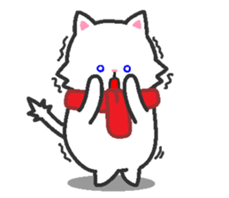 Scarf Kitten for everyday conversation. sticker #15682778