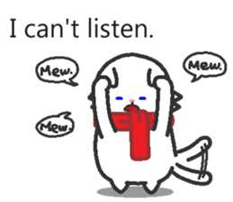 Scarf Kitten for everyday conversation. sticker #15682779
