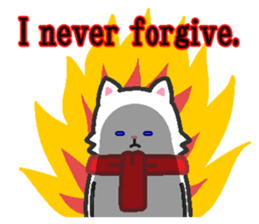 Scarf Kitten for everyday conversation. sticker #15682783