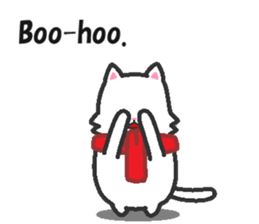 Scarf Kitten for everyday conversation. sticker #15682788