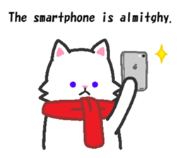 Scarf Kitten for everyday conversation. sticker #15682792