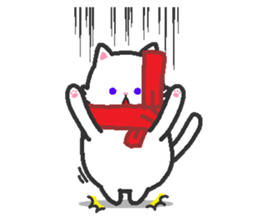 Scarf Kitten for everyday conversation. sticker #15682793