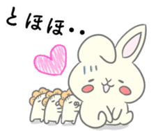 rabbit cute sticker kanarico2 part5 sticker #15682926