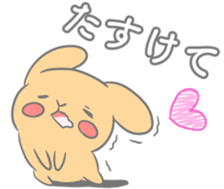 rabbit cute sticker kanarico2 part5 sticker #15682930