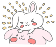 rabbit cute sticker kanarico2 part5 sticker #15682938