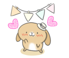 rabbit cute sticker kanarico2 part5 sticker #15682945